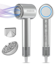 ANIEKIN hair dryer with 110000rpm motor for rapid drying and smooth results