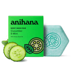 ANIHANA body wash bar coconut oil closeup showing moisturizing formula for soft skin