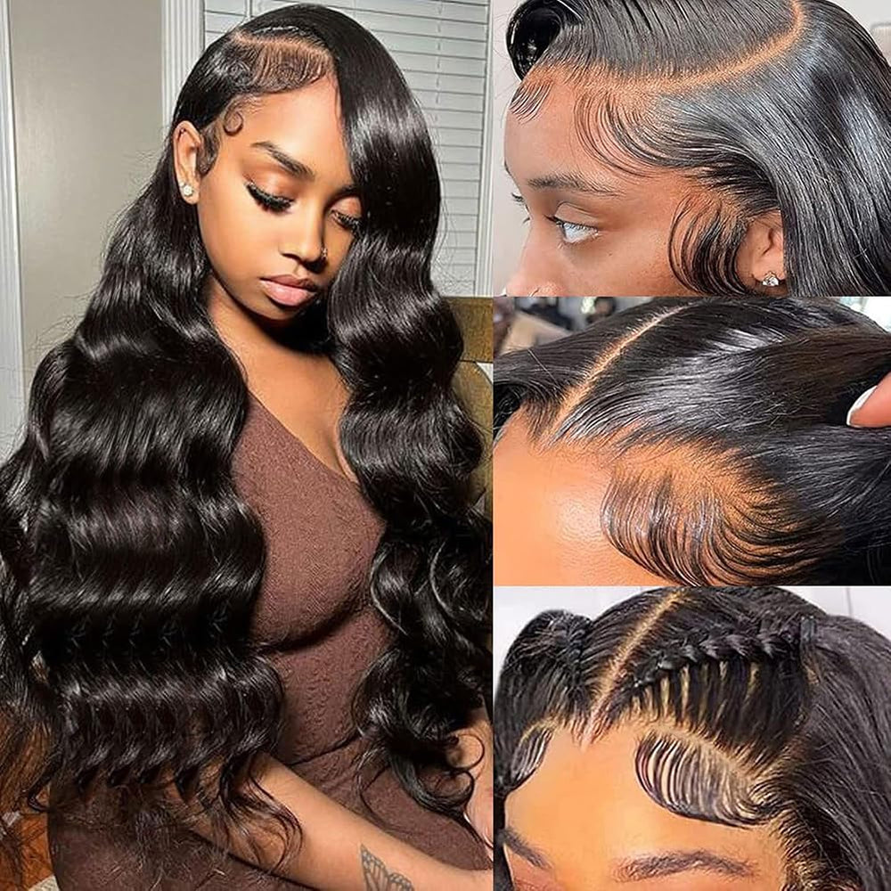 Annelbel 250% density lace front wig natural-looking hairline for versatile styling.
