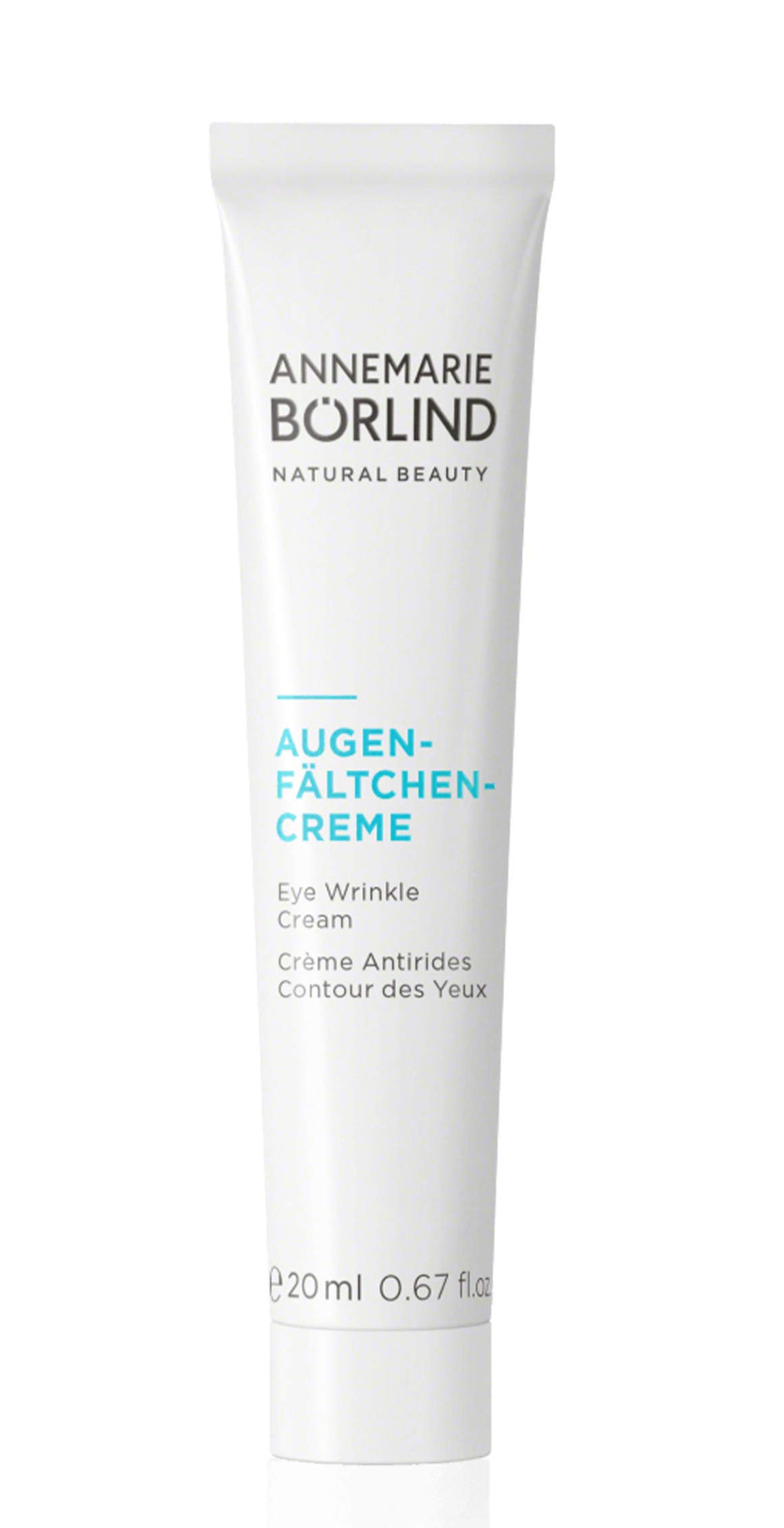 ANNEMARIE BÖRLIND eye wrinkle cream bottle closeup may support a brighter eye area