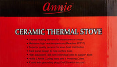 Annie Ceramic Thermal Stove Small back panel showcases tool confinement design.