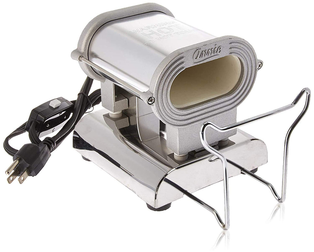 Annie Ceramic Thermal Stove Small front view highlights compact design for versatile styling.
