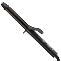 ANNLARY 1inch curling iron packaging shows compact design for travel-ready styling