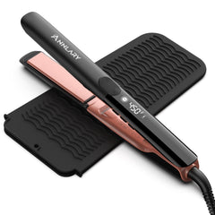ANNLARY 1-inch straightener with LED display for precise heat control
