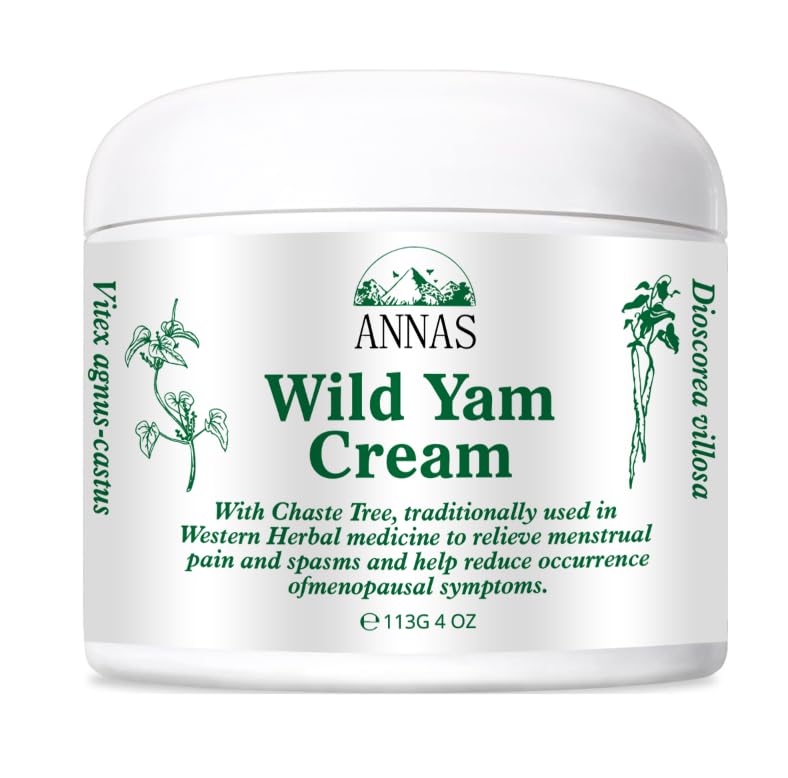 ANNAS Wild Yam Cream tube showcasing smooth application for daily skin support
