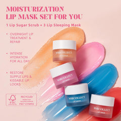 ANRCOLLECT lip mask glowy balm tube for daytime moisture