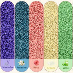 ANREACHO wax beads hypoallergenic formula gentle on sensitive skin during bikini waxing