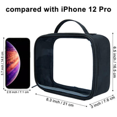 ANRUI clear-view bag highlights contents for quick access at security.