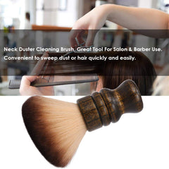 Anself barber face cleaning hairbrush with soft bristles for lint-free quick dusting.