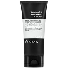 Anthony Conditioning Beard Wash bottle showing hydrating formula for softer beard