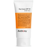 Anthony Day Cream SPF 30 bottle front shows daily sun protection for healthy skin