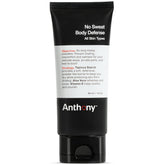 Anthony No Sweat Body Defense Deodorant tube closeup showing creamy-to-powder texture for all-day dryness