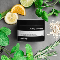 Anthony Witch Hazel Pads closeup pad—gentle exfoliation to tighten pores.