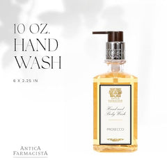 Antica Farmacista Hand Wash foamy lather delivers rich cleansing and delicate fragrance.