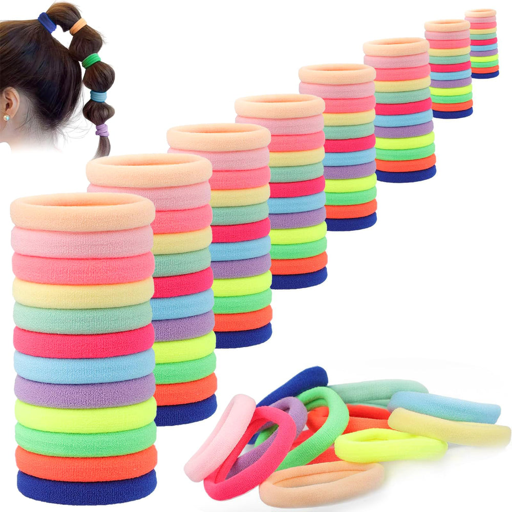 Antye Hair Ties 100-pack in variety colors for flexible styling and secure hold.