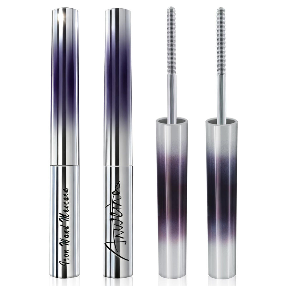 Anweina 2PCS Iron Wand Mascara brush detail shows precise lash separation for even color