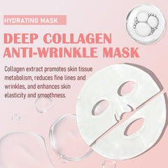 Anweina collagen mask texture close-up showing gel-like consistency