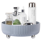 Anyoifax 360-degree rotating organizer tray displays makeup and perfumes for easy daily access.