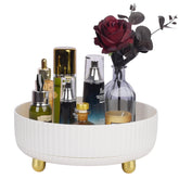 Anyoifax makeup organizer tray with 360-degree rotation for easy access to cosmetics and perfumes.