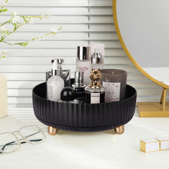 Anyoifax vanity dresser display stand with lychee texture base adds sophisticated decor.