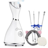 AOEDEO Nano Ionic Face Steamer front view for an at-home facial spa routine.