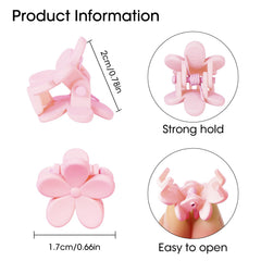 AOENJIE Mini Flower Clip demonstrating interlocking teeth for secure grip.