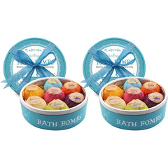 Aofmee bath bombs collection shows varied colors and scents for a relaxing soak