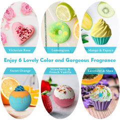 Aofmee handmade fizzies in a creative spiral design for a bath time treat