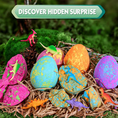 Aofmee dinosaur toy inside bath bomb promotes imaginative play