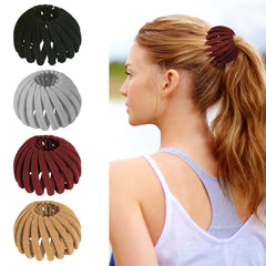 Aokid Bird Nest Magic Hair Clip design shows secure hold for elegant hairstyles.
