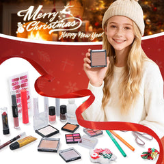 AOLIKOKO advent calendar 24 surprises eyeshadow palette focus, inspiring festive eye looks.