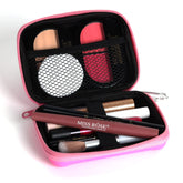 AOLIKOKO makeup kit pink bag for travel-ready on-the-go looks