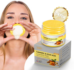 AOPO Kojic Acid and Turmeric cleansing pad pack for daily cleansing and gentle exfoliation.