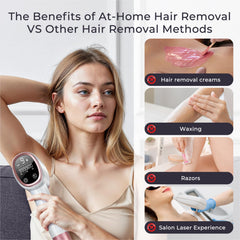 Aopvui laser hair removal device ice-cooling system close-up for comfortable sessions
