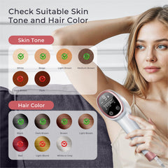 Aopvui laser hair removal device lightweight design for portable use
