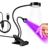 AORAEM double-head nail lamp front view with quick gel curing capability.