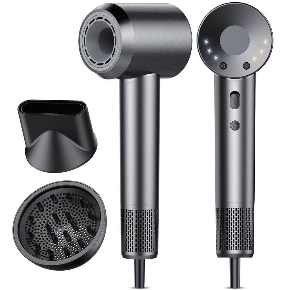 Aowoka hair dryer brushless motor close-up for lightning-fast drying