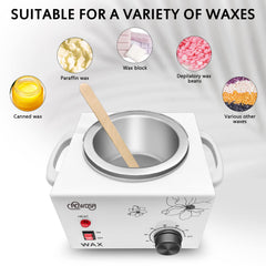 AOWOSA wax warmer with a control knob enables precise temperature adjustments.