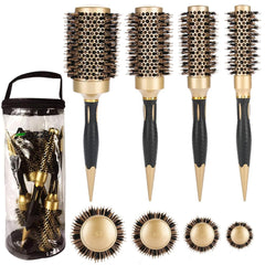 Aozzy hair brush round set shows four size options for versatile blowouts and styling.