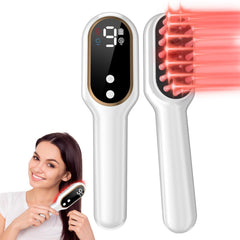 Apbier Laser Hair Growth Comb front view for at-home hair growth routine