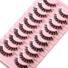 APCYUST Lashes beginner-friendly application that curves to your eye shape for quick wear.