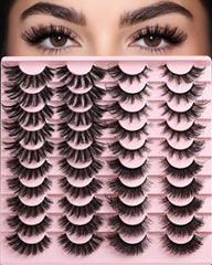 APCYUST Lashes wispy cat-eye strip lash for natural drama, ideal for day-to-night wear.