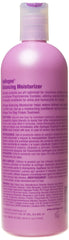 Aphogee Balancing Moisturizer label-closeup highlights ingredients and balanced moisture for hair.