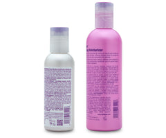 Aphogee product swatch packaging; visual guide for two-step system.