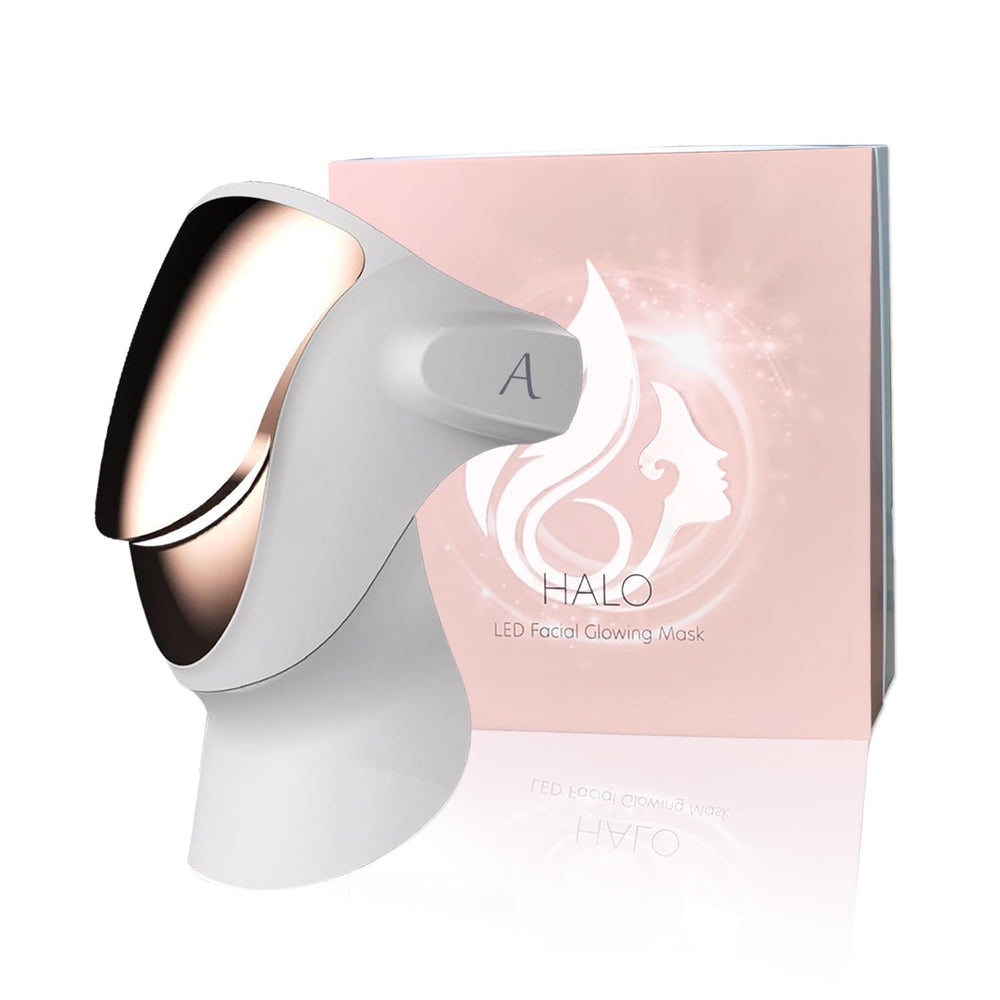 Aphrona Halo LED mask front view for full-face at-home care