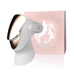Aphrona Halo LED mask front view for full-face at-home care