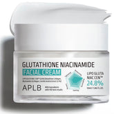 APLB Glutathione Niacinamide Facial Cream packshot shows premium skincare for daily glow