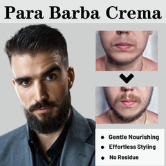 Apolo Cosmetics Para Barba balm in use demonstrates gentle nourishment for beard and skin