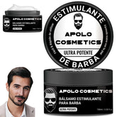 Apolo Cosmetics Para Barba balm tube shows flexible hold for grooming