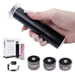 APRELM AprElm foot callus remover angled shot for precise pedicure control.